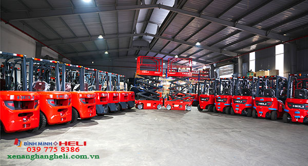 Kho Xe Nâng Tay điện Heli Tại Bình Minh