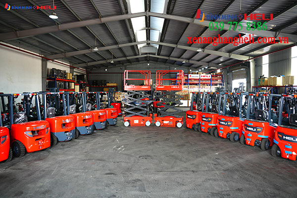 Kho Xe Nâng Tay Cao Chạy điện 1.5 Tấn Heli